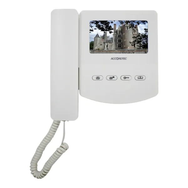 Монитор видеодомофона AccordTec AT-VD433С K EXEL WHITE