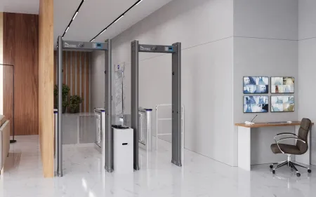 Арочный металлодетектор Блокпост PC Vx 1800 (18/12/6), IP65, с видеонаблюдением Арочный металлодетектор Блокпост PC Vx 1800 (18/12/6), IP65, с видеонаблюдением