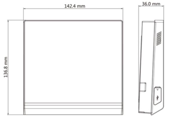 Биометрический терминал доступа HikVision DS-K1T201AEF по отпечатку пальца