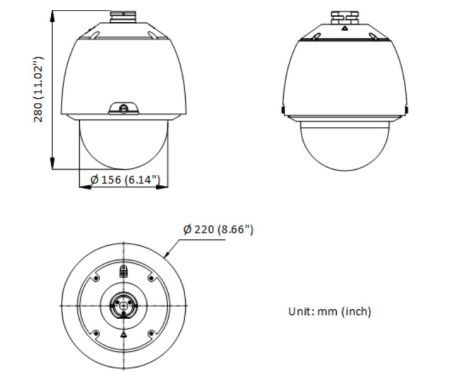 Скоростная уличная PTZ IP-видеокамера 2Мп HikVision DS-2DE5232W-AE(T5) Скоростная уличная PTZ IP-видеокамера 2Мп HikVision DS-2DE5232W-AE(T5)