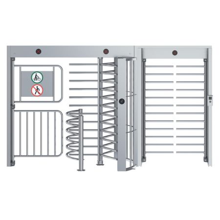 Полноростовой двухпроходной роторный турникет Блокпост Спектр СТ 2А автоматический