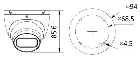IP-видеокамера уличная 8Мп Dahua DH-IPC-HDW1830TP-0350B-S6 IP-видеокамера уличная 8Мп Dahua DH-IPC-HDW1830TP-0350B-S6