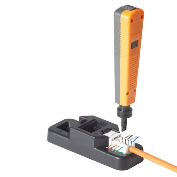 Модуль коммутационный ЛЮ-МКС-5e.8К19, тип Keystone 180°, UTP, кат.5e, черный