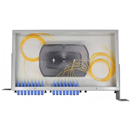 Оптический кросс TWIST CROSSO-16SC-U на 16 портов SC UPC, стоечный, в сборе