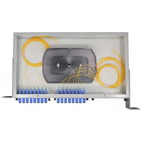 Оптический кросс TWIST CROSSO-16SC-U на 16 портов SC UPC, стоечный, в сборе