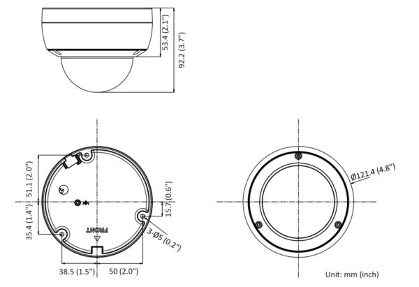 Антивандальная IP-видеокамера 2Мп HikVision DS-2CD2123G2-IU (2.8 мм) с технологией AcuSense Антивандальная IP-видеокамера 2Мп HikVision DS-2CD2123G2-IU (2.8 мм) с технологией AcuSense