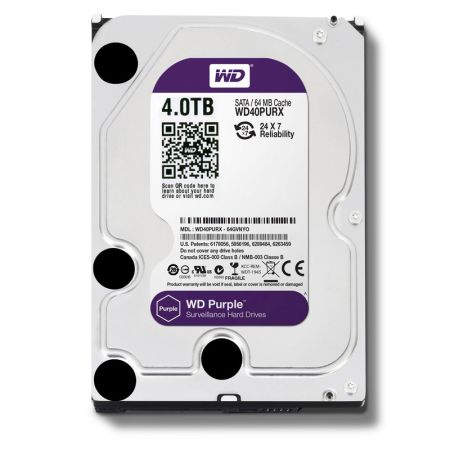 Жесткий диск 4ТБ Western Digital Purple WD40PURX