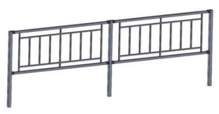 Столб промежуточный с кронштейном ОБ-02.40 для пешеходных ограждений Ирбис ОБ