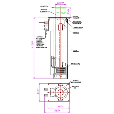 Противотаранный электромеханический боллард Silar ДПС 20.70.10ЭМ