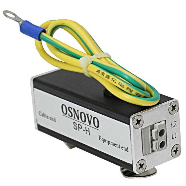 Устройство грозозащиты цепей видео Osnovo SP-H, одноканальное для витой пары