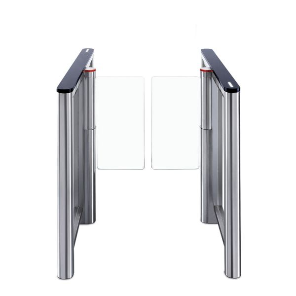 Турникет распашной PERCo ST-11M «Скоростной проход» с крышками из искусственного камня и створками 300 мм