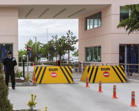 Блокиратор дорожный гидравлический RRB 900 (RRB-15F90) усиленный K8, длина 1500 мм