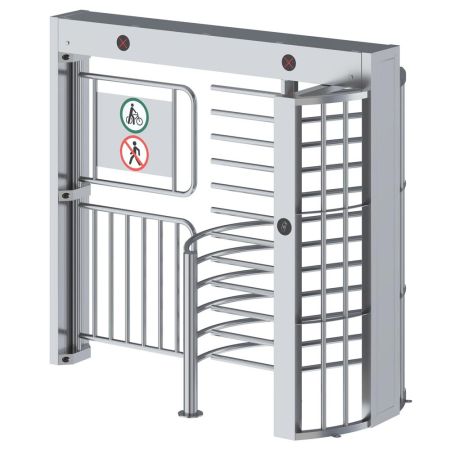 Полноростовой роторный турникет Блокпост Спектр СТ 3 с калиткой для велосипеда