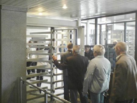 Турникет полноростовой PERCo-RTD-15.1R уличный с электромеханическим приводом