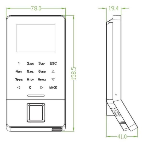Биометрический контроллер Болид С2000-BIOACCESS-F22