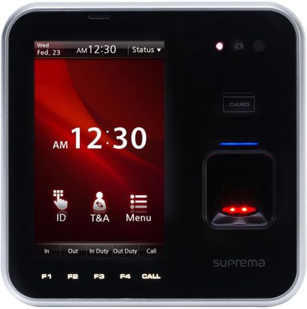 Биометрический терминал СКУД и учета рабочего времени Suprema BioStation A2 BSA2-OMPW