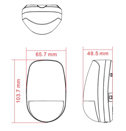 ИК-датчик движения беспроводной, защита от животных HikVision AX PRO DS-PDP15P-EG2-WE(B)