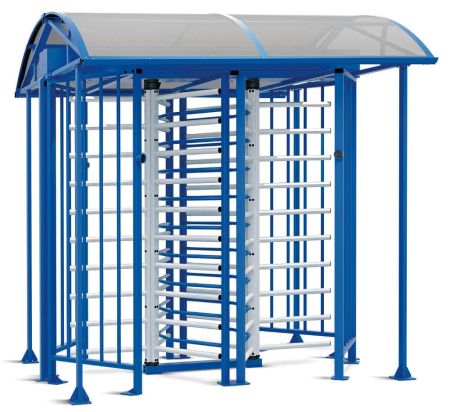 Турникет полноростовой двухпроходной PERCo-RTD-20.1 уличный с электроприводом