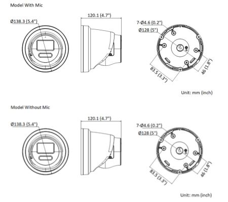 Уличная IP-камера ColorVu 8Мп Hikvision DS-2CD2387G2-LU(C) (2.8 мм) с AcuSense и LED-подсветкой