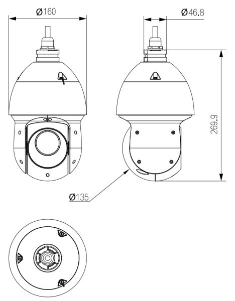Скоростная PTZ видеокамера 8Мп Dahua DH-SD49825XB-HNR с оптическим 25x увеличением и ИИ Скоростная PTZ видеокамера 8Мп Dahua DH-SD49825XB-HNR с оптическим 25x увеличением и ИИ