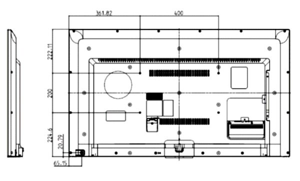Монитор LED 54.6" HikVision DS-D5055UC