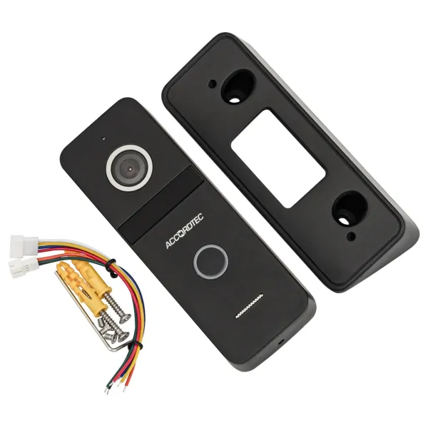 Вызывная панель AccordTec AT-VD308H BL черный, с видеокамерой