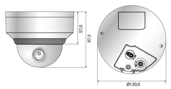 Антивандальная сетевая IP-видеокамера 5Мп Wisenet XNV-8020R (3.7мм) Антивандальная сетевая IP-видеокамера 5Мп Wisenet XNV-8020R (3.7мм)
