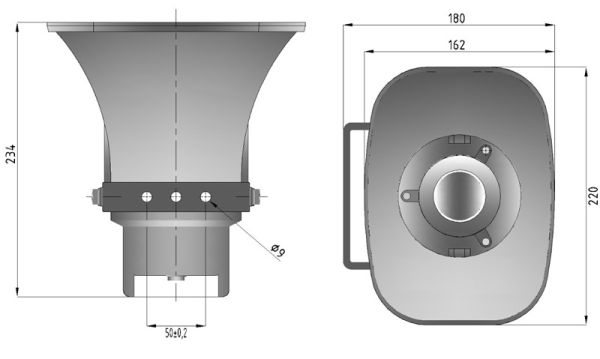 Оповещатель пожарный АС-10-30/100 (НП) исп.5 речевой, уличный