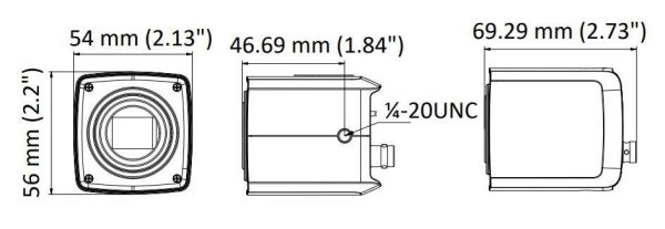 HD-TVI видеокамера 2Мп HikVision DS-2CC12D8T-AMM