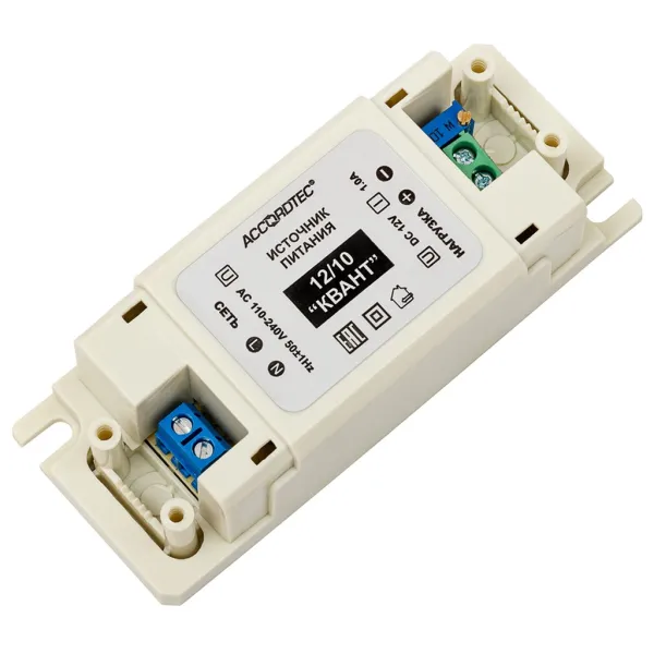 Источник стабилизированного питания AccordTec AT-12/10 КВАНТ Источник стабилизированного питания AccordTec AT-12/10 КВАНТ