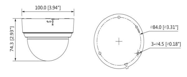 Купольная IP-видеокамера 4Мп Dahua EZ-IPC-D1B40P-0280B