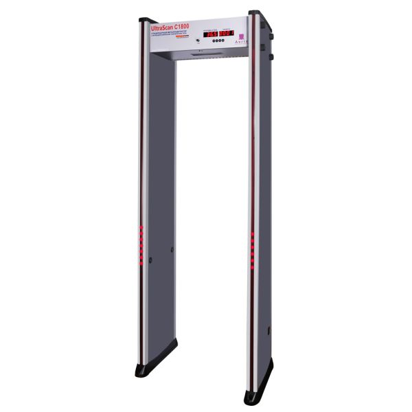 Арочный металлодетектор UltraScan C1800T с термодатчиком (ширина прохода 700 мм)