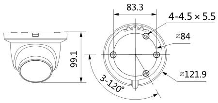 IP-видеокамера уличная 2Мп Dahua DH-IPC-HDW3241TMP-AS-0280B