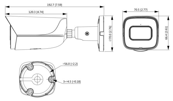 IP-видеокамера уличная 2Мп Dahua DH-IPC-HFW3241EP-S-0280B-S2