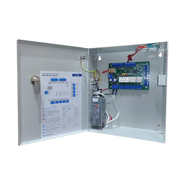 Сетевой IP-контроллер ProxWay PW-400 AC mod.23 в корпусе с местом для АКБ