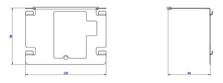Настольный кронштейн для домофонов HikVision DS-KABH9510-T