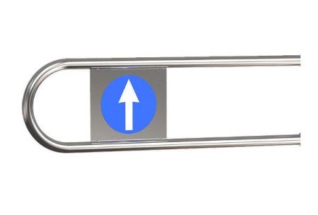 Дуга на калитку Ростов-Дон К11 Ø25 L=900 мм (правая)