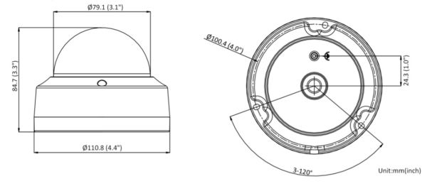 Антивандальная IP-камера 8Мп HiWatch IPC-D082-G2/S (2.8 мм) Антивандальная IP-камера 8Мп HiWatch IPC-D082-G2/S (2.8 мм)