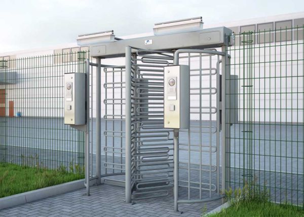 Полноростовой электромеханический двухпроходной турникет Magnetic MPT 353 (MPT353CA300), трехлопастной