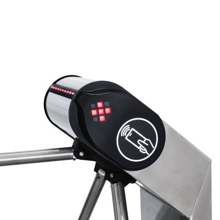 Электронная проходная PERCo-KT08.3A из нержавеющей стали, с автоматическими планками Антипаника