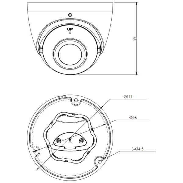 IP-видеокамера 8Мп RVi-2NCE8426 (1.68) уличная с микрофоном
