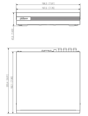 8-канальный HDCVI-видеорегистратор Dahua DH-XVR1B08H-I