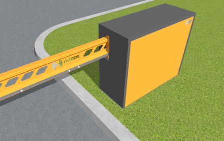 Откатной механический шлагбаум Hurde Block-A1 Combo 5 (11-45)