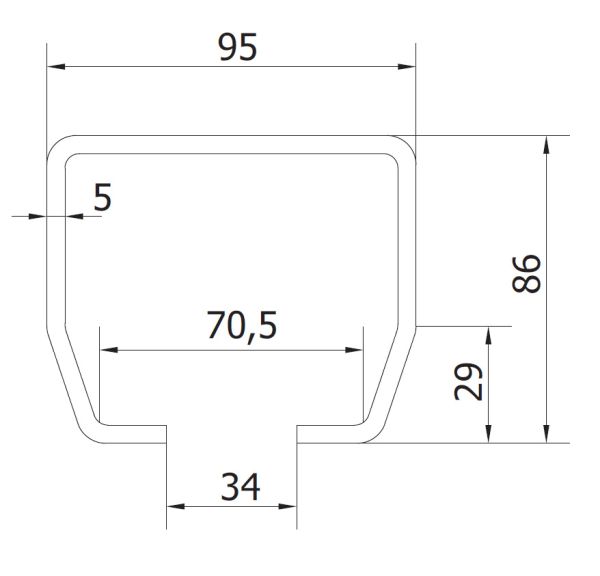 Набор консольных систем Came M-700 KIT для откатных ворот до 700 кг