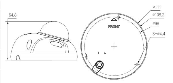 IP-видеокамера уличная 2Мп Dahua DH-IPC-HDBW3241FP-AS-0210B-S2 с микрофоном