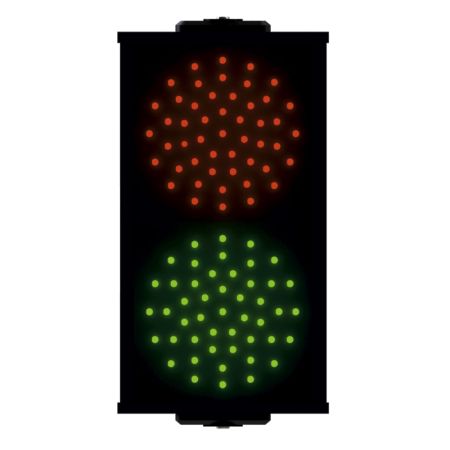 Светофор светодиодный двухсекционный Инфопаркинг ИС-1/12, 145 мм