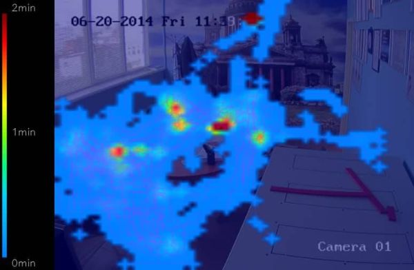 Модуль анализа движения посетителей в кадре Trassir Kinetic Map