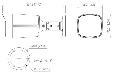 IP-видеокамера уличная 4Мп Dahua DH-IPC-HFW2449TLP-S-PV-0280B с ИИ и активным сдерживанием