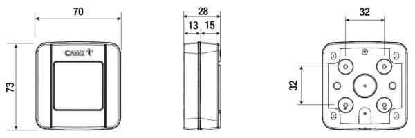 Комплект накладных фотоэлементов Came DLX30SEP, 30 м (806TF-0100)