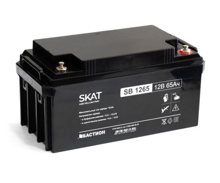 Аккумулятор свинцово-кислотный герметичный SKAT SB 1265 Аккумулятор свинцово-кислотный герметичный SKAT SB 1265